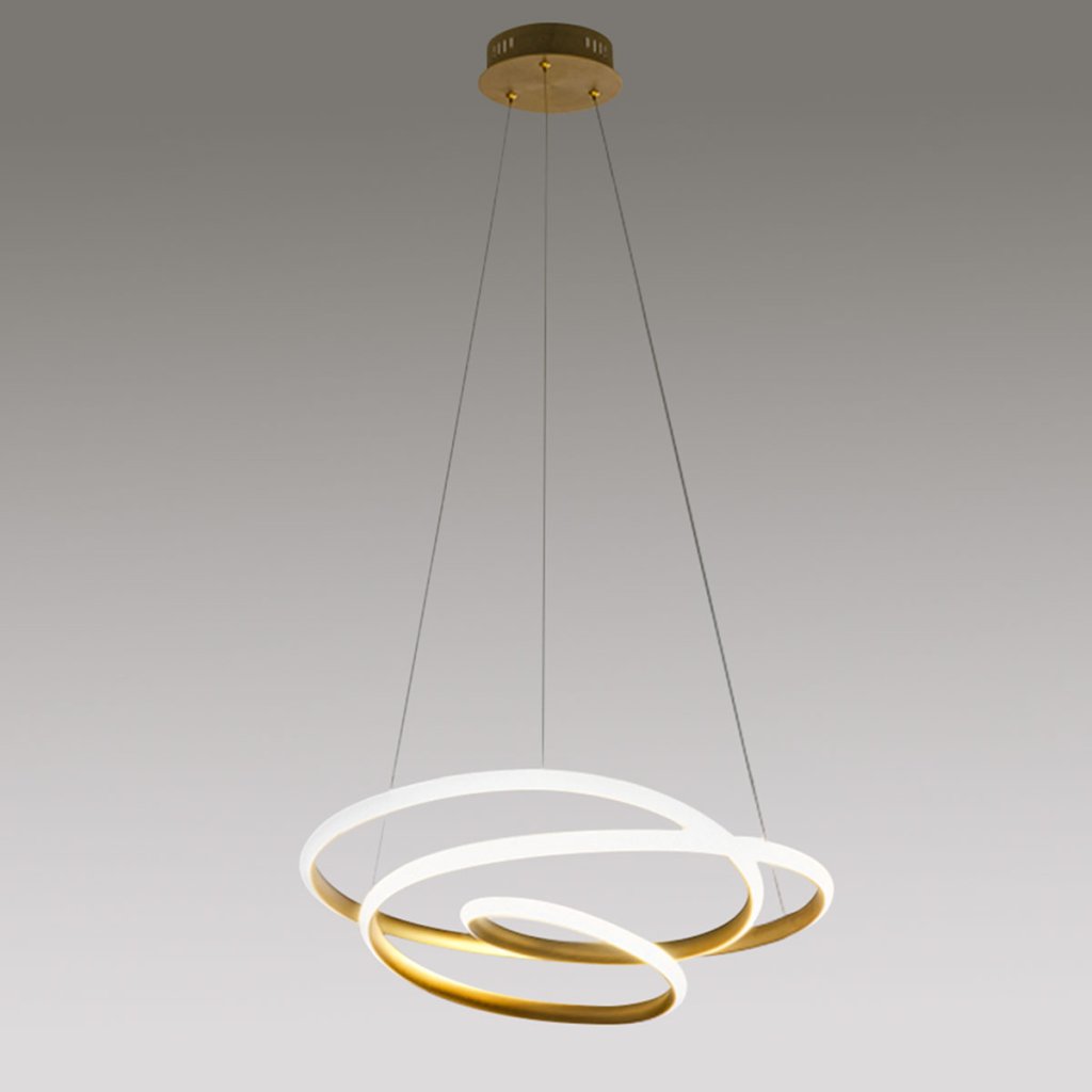 Lustra LED design modern Diva 85cm, auriu, alb sau titan, Cele mai noi produse 2024 a