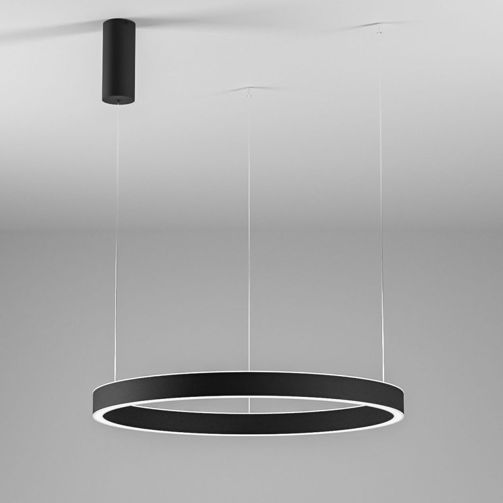 Lustra LED circulara diametru 80cm CRISEIDE, alb, negru sau auriu, Cele mai noi produse 2024 a