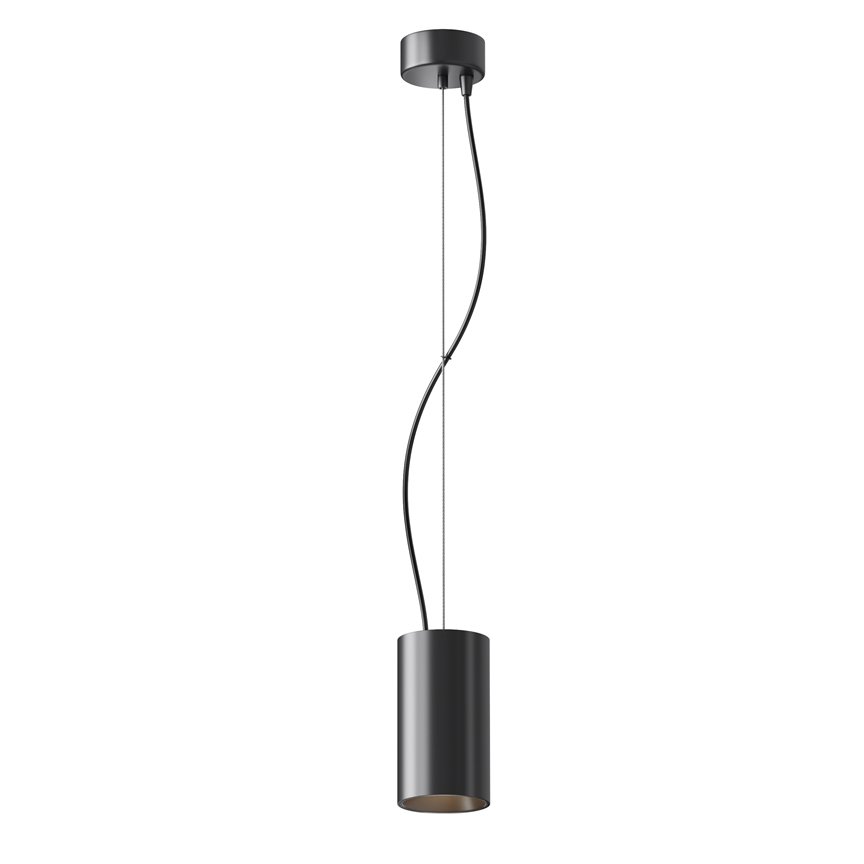 Pendul LED iluminat design tehnic Efir D-7,5cm 15W negru, Cele mai noi produse 2024 a