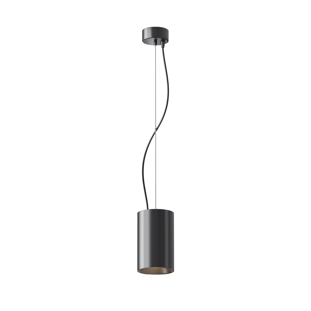 Pendul LED iluminat design tehnic Efir D-9,5cm 25W negru, Cele mai noi produse 2024 a