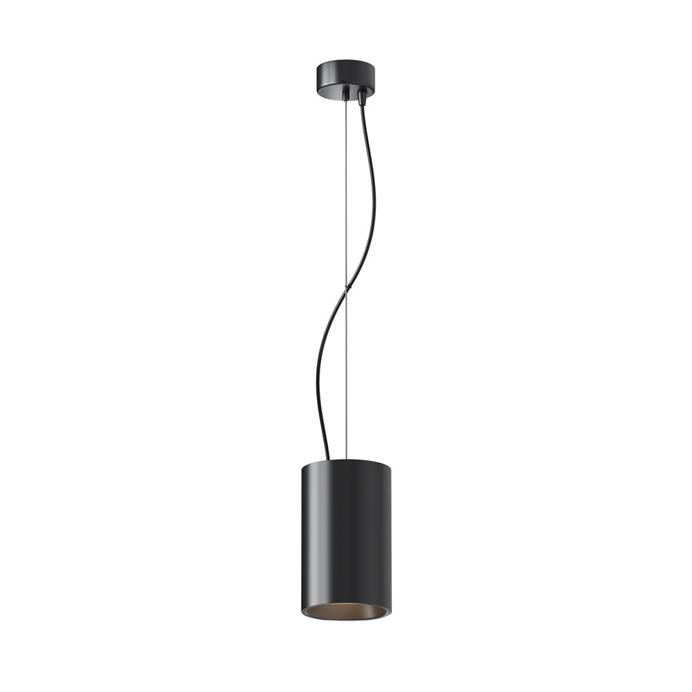 Pendul LED iluminat design tehnic Efir D-10,5cm 33W negru, Cele mai noi produse 2024 a