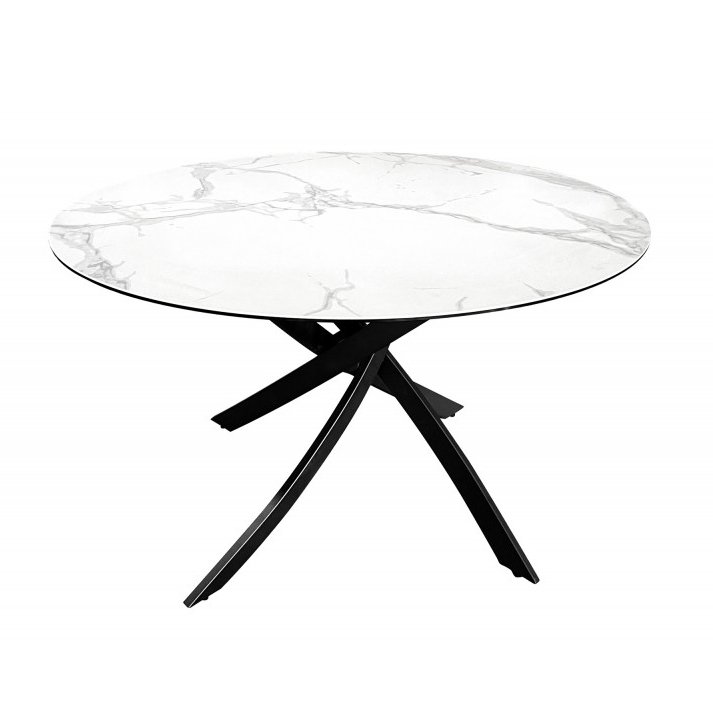 Masa rotunda design modern Alpine 120cm, alb, Cele mai noi produse 2024 a