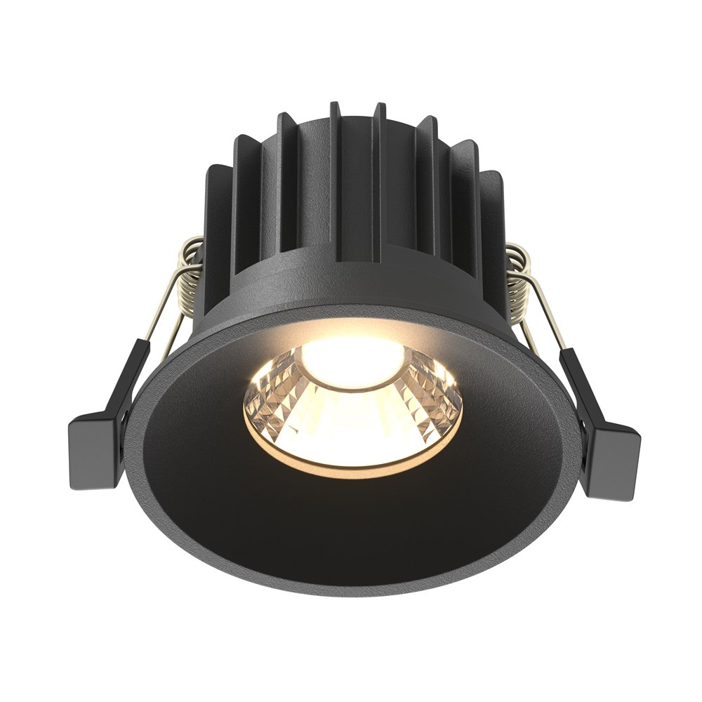 Spot LED incastrabil iluminat tehnic Round D-8cm negru, Cele mai noi produse 2024 a