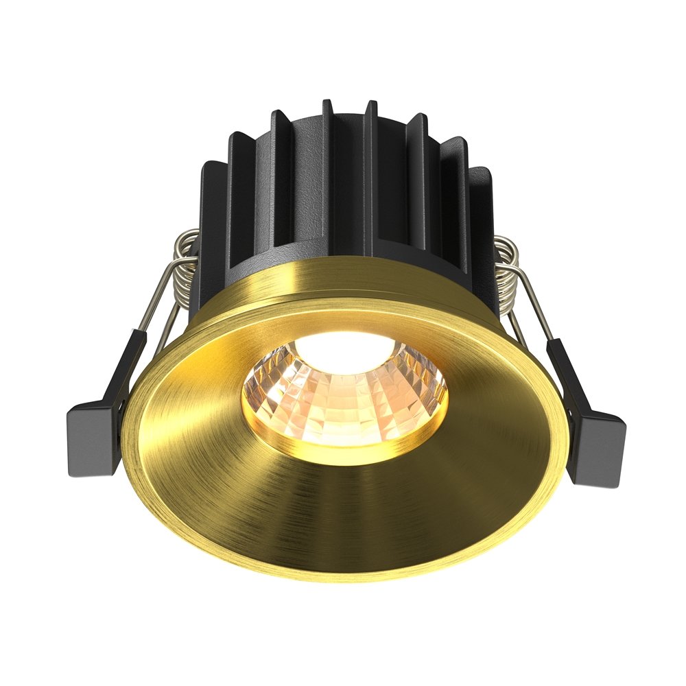 Spot LED incastrabil iluminat tehnic Round D-8cm auriu, Cele mai noi produse 2024 a