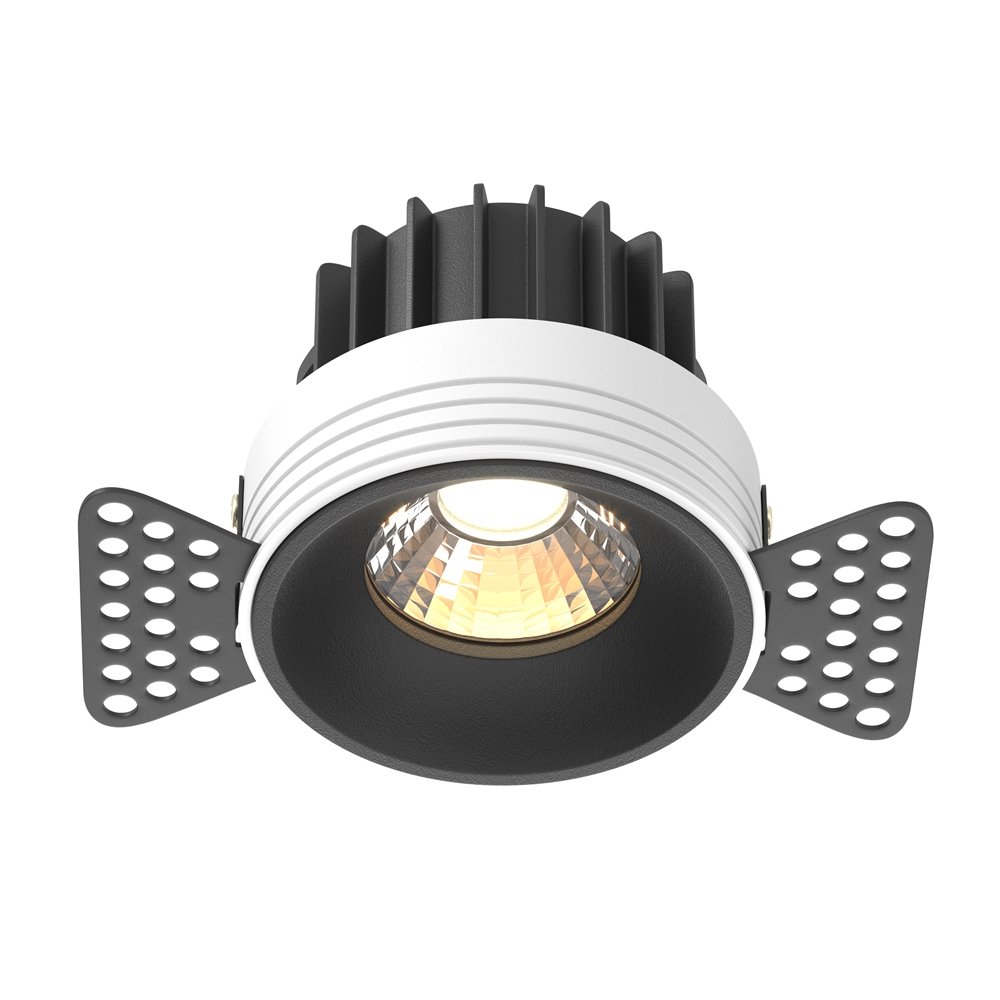 Spot LED incastrabil design tehnic Round D-11,5cm negru, Spoturi cu LED incastrate tavan⭐ spot incastrat pentru iluminat baie, living, dormitor, bucatarie, hol.✅Design modern unic!❤️Promotii lampi❗ Magazin online ➽ www.evalight.ro. Alege oferte corpuri de iluminat interior de tip spot-uri incastrabile cu LED, cu lumina calda, alba rece sau neutra, montare in tavanul fals rigips, perete, trepte scari, mobila sau pardosea, ieftine de calitate la cel mai bun pret. a