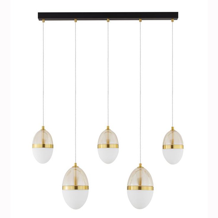 Lustra cu 5 pendule LED design modern Egna, Cele mai noi produse 2024 a