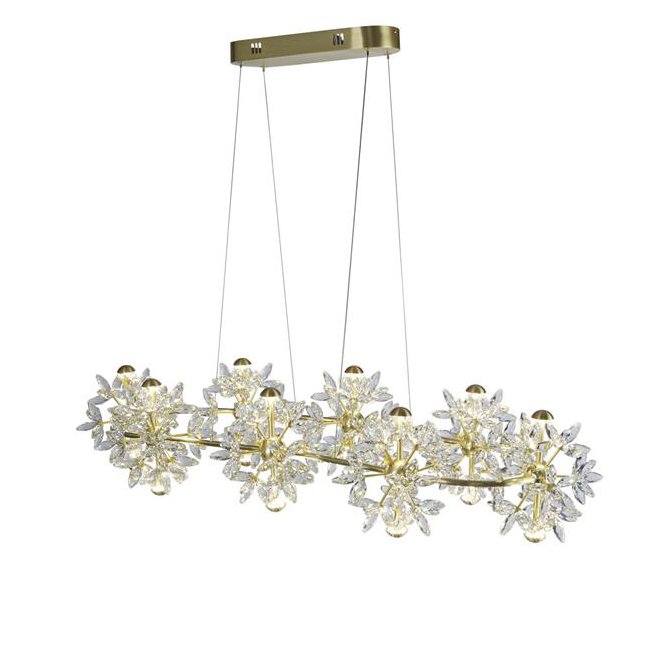 Lustra LED suspendata cristal design lux elegant BELLE, Cele mai noi produse 2024 a