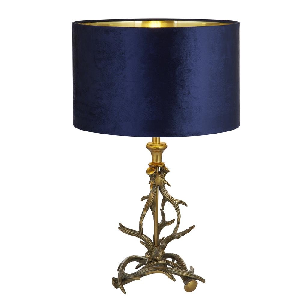 Veioza/Lampa de masa design lux elegant Belle alama/navy, Cele mai noi produse 2024 a