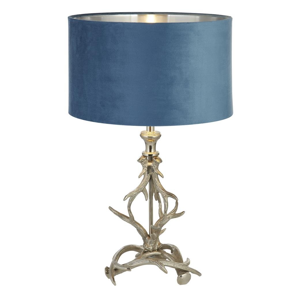 Veioza/Lampa de masa design lux elegant Belle argintiu/teal, Cele mai noi produse 2024 a