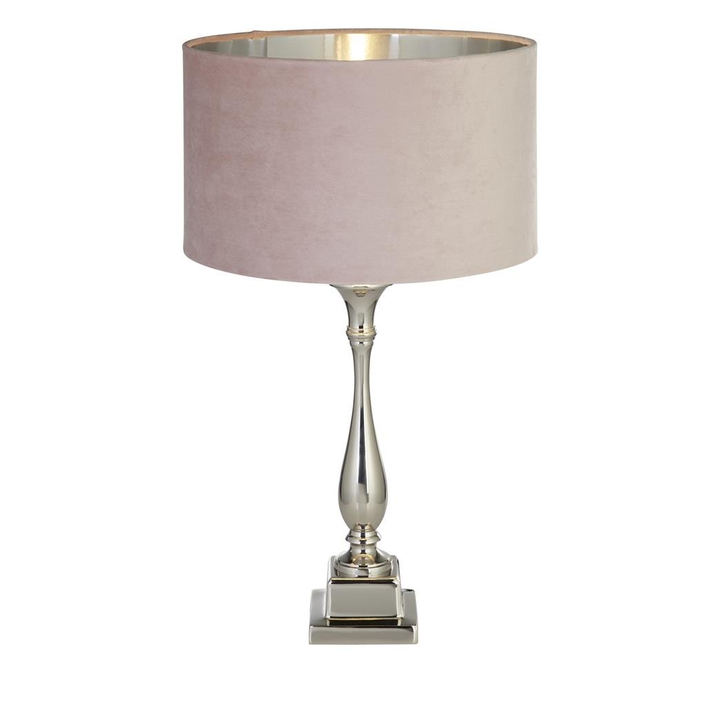 Veioza/Lampa de masa design lux elegant Belle crom/roz, Cele mai noi produse 2024 a