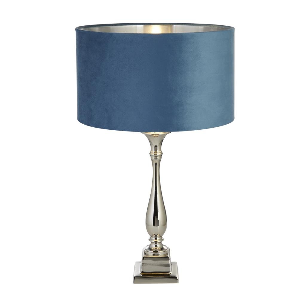 Veioza/Lampa de masa design lux elegant Belle crom/teal, Cele mai noi produse 2024 a