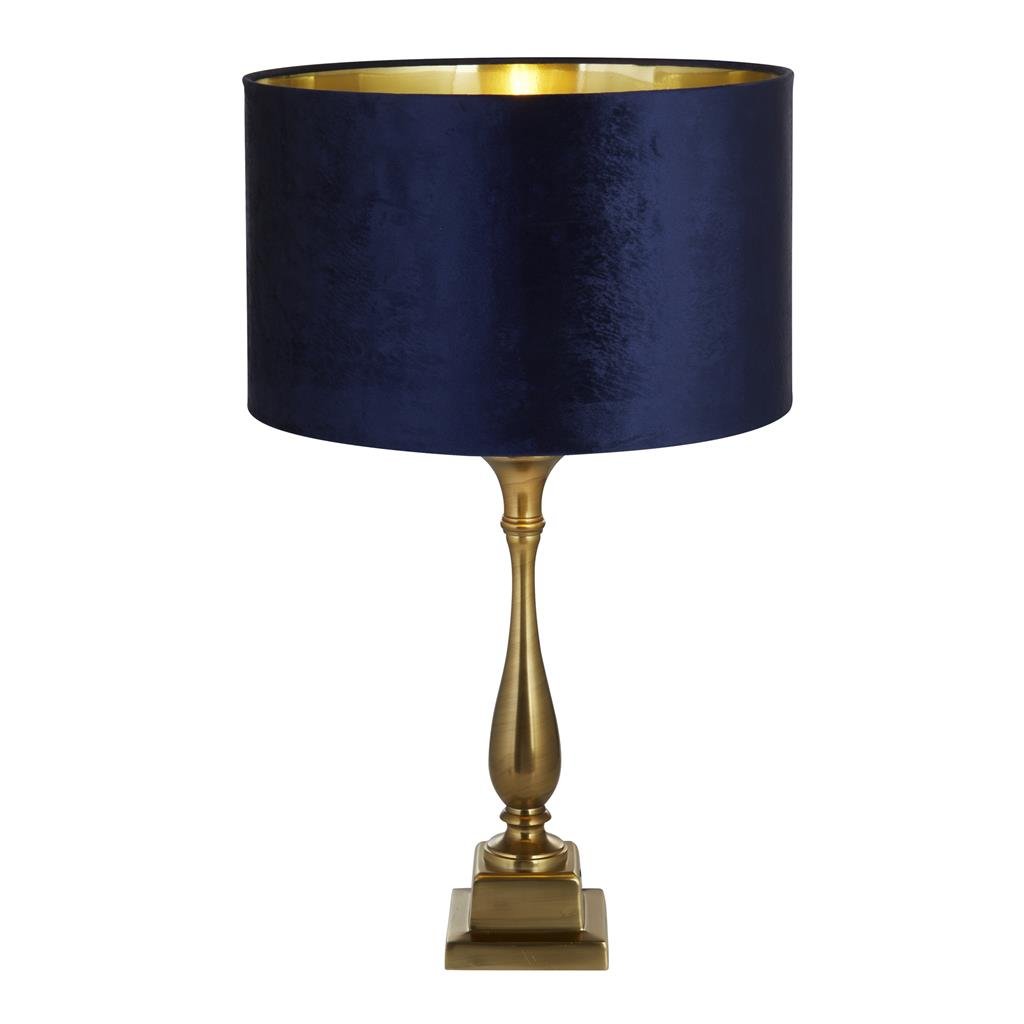 Veioza/Lampa de masa design lux elegant Belle alama/navy, Cele mai noi produse 2024 a