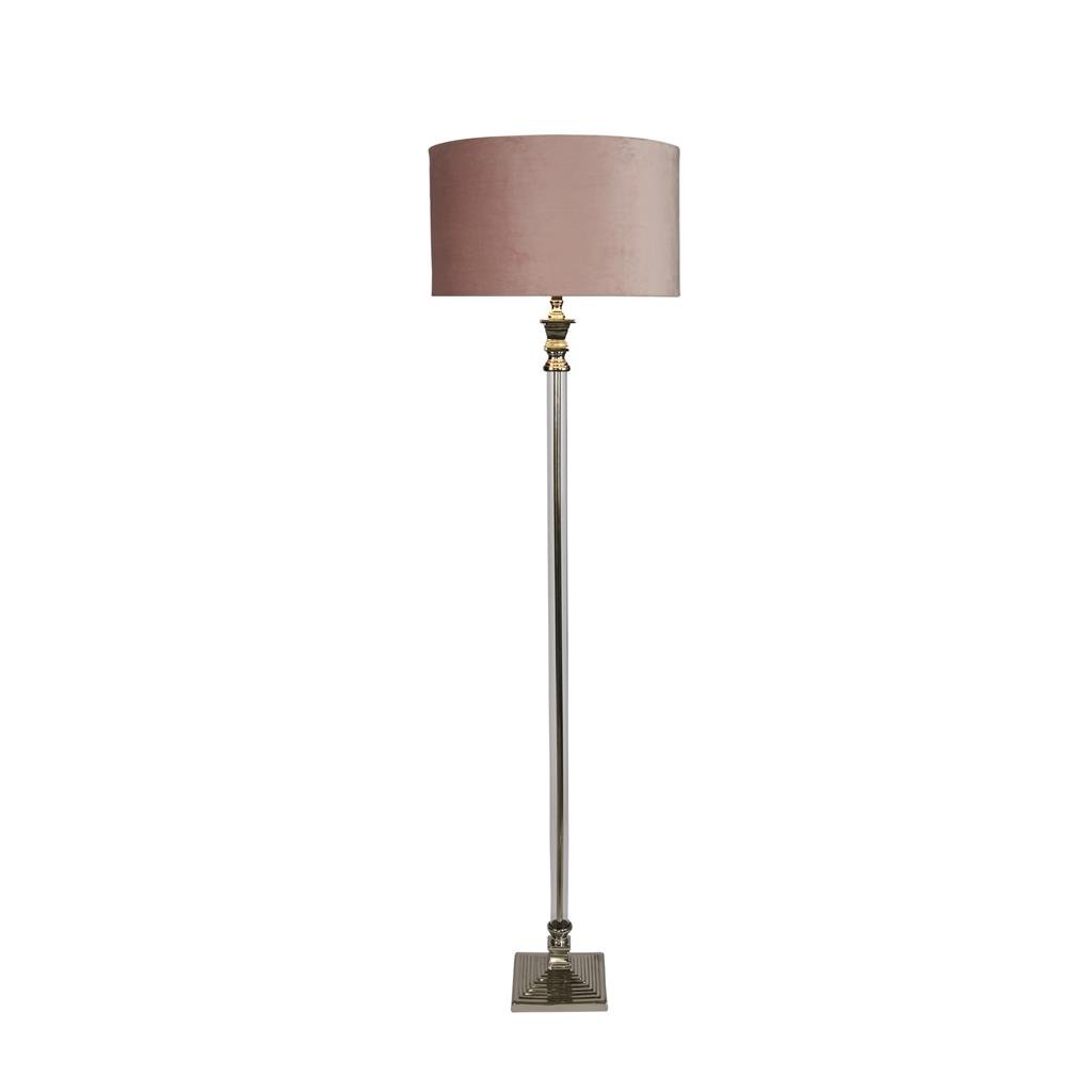 Lampadar/Lampa de podea design lux elegant Belle crom/roz, Lampi de podea cu picior inalt⭐ lampadare moderne retro sau vintage pentru living.✅DeSiGn decorativ de lux unic!❤️Promotii lampi❗ ➽www.evalight.ro. Alege corpuri de iluminat de podea pt interior cu reader LED, clasice cu decor elegant, stil industrial din metal cu picior inalt curbat, trepied din lemn, abajur din material textil, sticla, tesatura, ieftine de calitate deosebita la cel mai bun pret. a