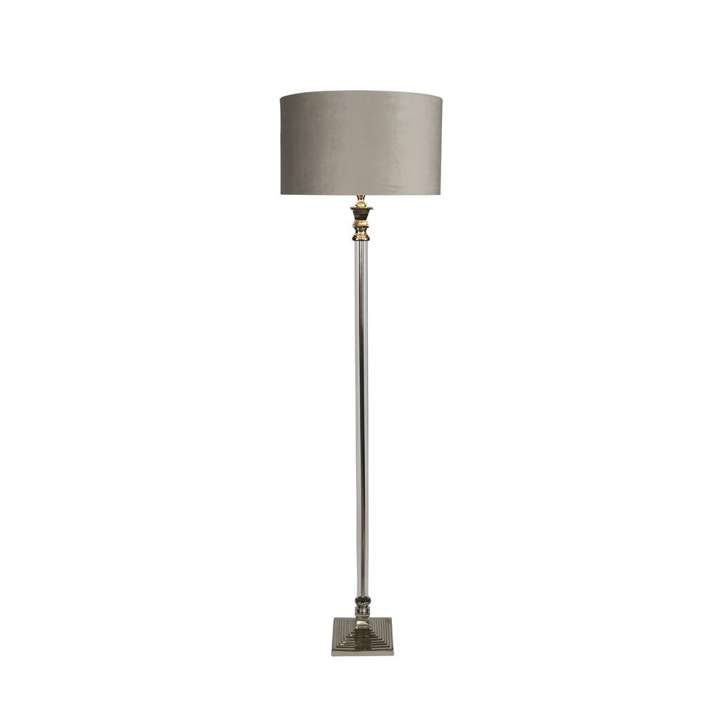 Lampadar/Lampa de podea design lux elegant Belle crom/gri, Cele mai noi produse 2024 a