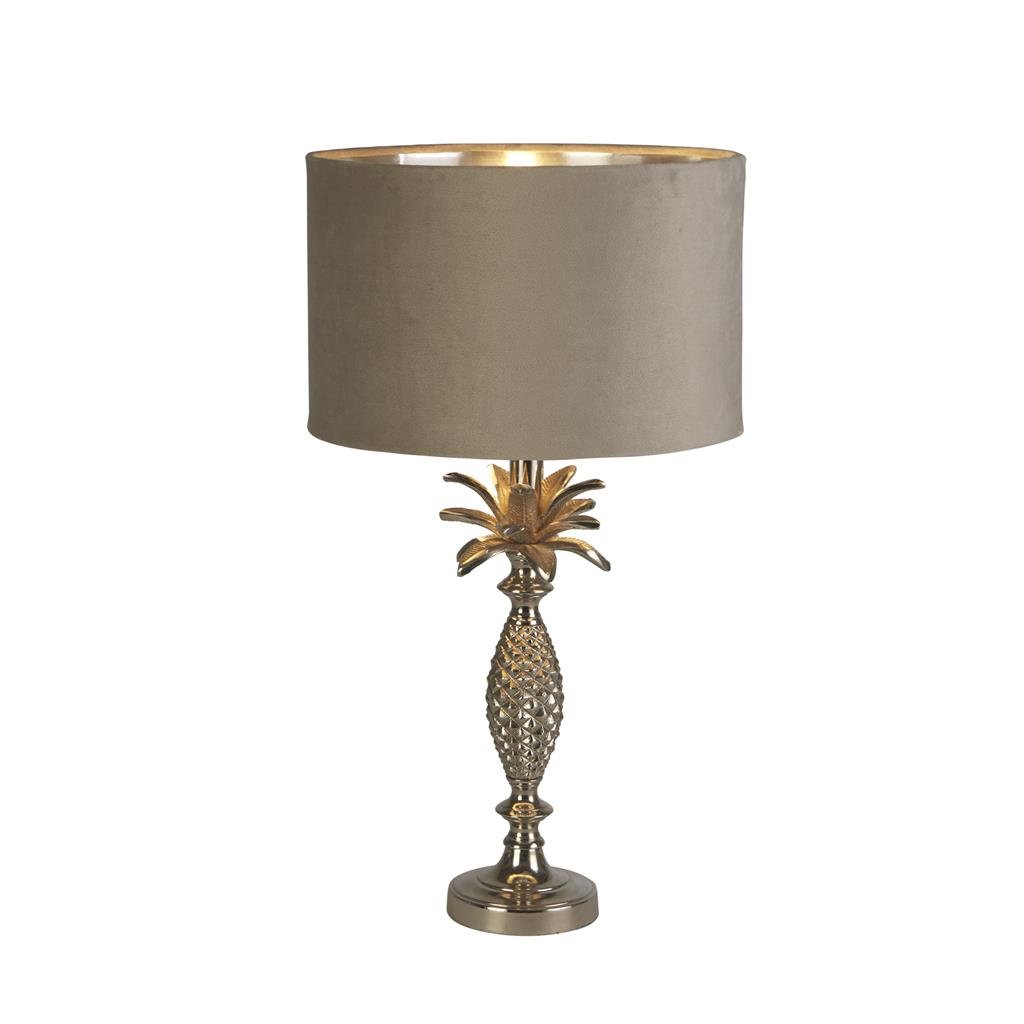 Veioza/Lampa de masa design lux elegant Belle argintiu/taupe, Cele mai noi produse 2024 a