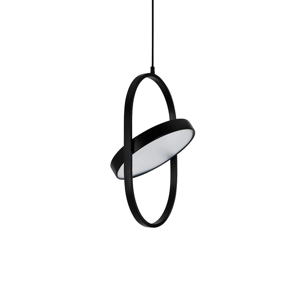 Lustra suspendata LED design minimalist SPINER 19 negru, Cele mai noi produse 2024 a