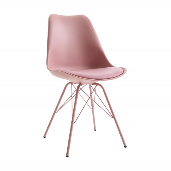 Set 4 scaune moderne Scandinavia roz, Cele mai noi produse 2024 a