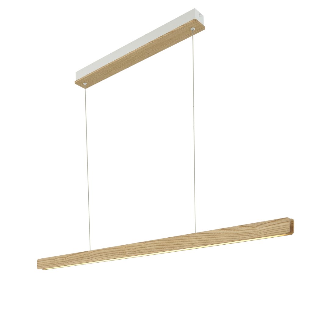 Lustra LED suspendata lemn design slim scandinav Ilgas, Cele mai noi produse 2024 a