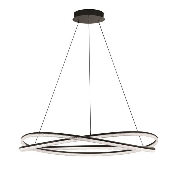 Lustra LED CCT moderna cu telecomanda OPEHLIA negru, Pendule / Lustre suspendate moderne, LED⭐ modele elegante pentru bucatarie, living dormitor.✅DeSiGn decorativ unic!❤️Promotii lampi❗ ➽www.evalight.ro. Alege corpuri de iluminat suspendate pt interior stil modern, suspensii de tip pendule cu cristale, abajur material textil, lemn, metal, sticla, bec tip lumanare Edison sau LED, ieftine si de lux, calitate deosebita la cel mai bun pret. a