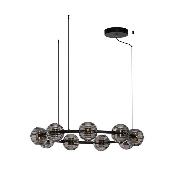 Lustra LED design modern AFTHONIA, Pendule / Lustre suspendate moderne, LED⭐ modele elegante pentru bucatarie, living dormitor.✅DeSiGn decorativ unic!❤️Promotii lampi❗ ➽www.evalight.ro. Alege corpuri de iluminat suspendate pt interior stil modern, suspensii de tip pendule cu cristale, abajur material textil, lemn, metal, sticla, bec tip lumanare Edison sau LED, ieftine si de lux, calitate deosebita la cel mai bun pret. a