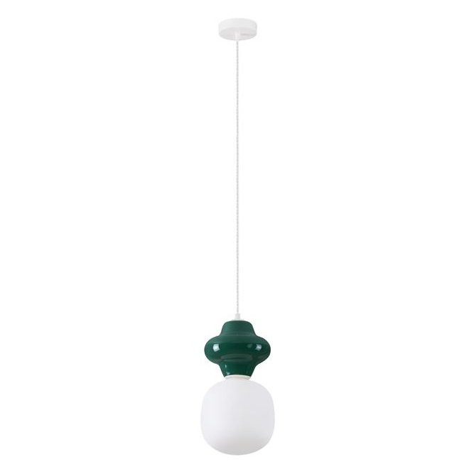 Pendul ceramic design modern CHIC verde, Pendule / Lustre suspendate moderne, LED⭐ modele elegante pentru bucatarie, living dormitor.✅DeSiGn decorativ unic!❤️Promotii lampi❗ ➽www.evalight.ro. Alege corpuri de iluminat suspendate pt interior stil modern, suspensii de tip pendule cu cristale, abajur material textil, lemn, metal, sticla, bec tip lumanare Edison sau LED, ieftine si de lux, calitate deosebita la cel mai bun pret. a