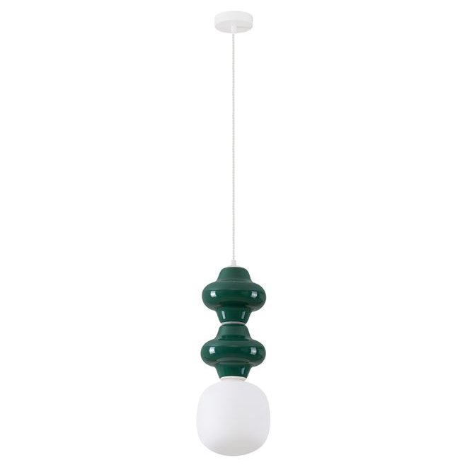 Pendul ceramic design modern CHIC verde, Pendule / Lustre suspendate moderne, LED⭐ modele elegante pentru bucatarie, living dormitor.✅DeSiGn decorativ unic!❤️Promotii lampi❗ ➽www.evalight.ro. Alege corpuri de iluminat suspendate pt interior stil modern, suspensii de tip pendule cu cristale, abajur material textil, lemn, metal, sticla, bec tip lumanare Edison sau LED, ieftine si de lux, calitate deosebita la cel mai bun pret. a