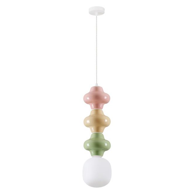 Pendul ceramic design modern CHIC roz/ verde/ galben, Pendule / Lustre suspendate moderne, LED⭐ modele elegante pentru bucatarie, living dormitor.✅DeSiGn decorativ unic!❤️Promotii lampi❗ ➽www.evalight.ro. Alege corpuri de iluminat suspendate pt interior stil modern, suspensii de tip pendule cu cristale, abajur material textil, lemn, metal, sticla, bec tip lumanare Edison sau LED, ieftine si de lux, calitate deosebita la cel mai bun pret. a