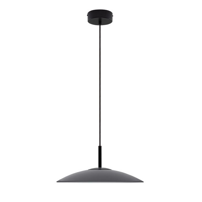 Lustra LED design modern POLIFEMO fumuriu, 40cm, Pendule / Lustre suspendate moderne, LED⭐ modele elegante pentru bucatarie, living dormitor.✅DeSiGn decorativ unic!❤️Promotii lampi❗ ➽www.evalight.ro. Alege corpuri de iluminat suspendate pt interior stil modern, suspensii de tip pendule cu cristale, abajur material textil, lemn, metal, sticla, bec tip lumanare Edison sau LED, ieftine si de lux, calitate deosebita la cel mai bun pret. a