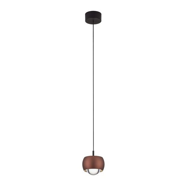 Pendul LED stil minimalist CONGA Coffee, Pendule / Lustre suspendate moderne, LED⭐ modele elegante pentru bucatarie, living dormitor.✅DeSiGn decorativ unic!❤️Promotii lampi❗ ➽www.evalight.ro. Alege corpuri de iluminat suspendate pt interior stil modern, suspensii de tip pendule cu cristale, abajur material textil, lemn, metal, sticla, bec tip lumanare Edison sau LED, ieftine si de lux, calitate deosebita la cel mai bun pret. a