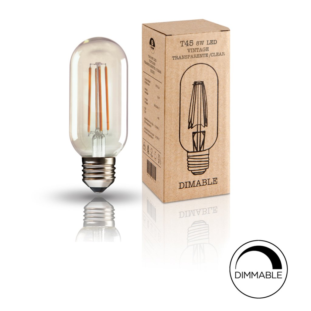 Bec LED Vintage E27 dimabil T45 8W, Candelabre si Lustre moderne elegante⭐ modele clasice de lux pentru living, bucatarie si dormitor.✅ DeSiGn decorativ de lux!❤️Promotii lampi❗ ➽ www.evalight.ro. Oferte corpuri de iluminat suspendate pt camere de interior (înalte), suspensii (lungi) de tip lustre si candelabre, pendule decorative stil modern, clasic, rustic, baroc, scandinav, retro sau vintage, aplicate pe perete sau de tavan, cu cristale, abajur din material textil, lemn, metal, sticla, bec Edison sau LED, ieftine de calitate deosebita la cel mai bun pret. a