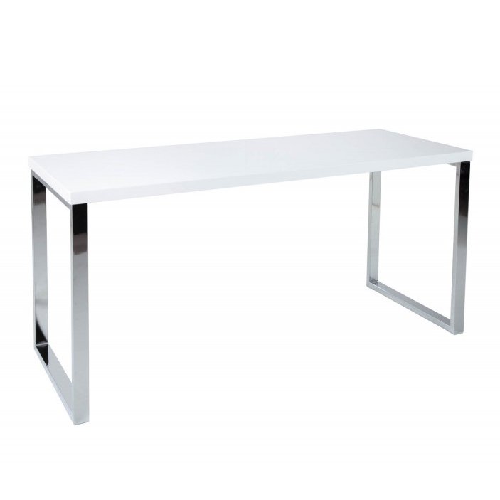 Birou elegant White Desk 140cm alb, Console / Birouri moderne⭐ modele de lux pentru perete hol, mobila living.❤️Promotii mese consola si birou tip consola❗ ➽ www.evalight.ro. Alege mese tip console din lemn, metal, sticla, cu picioare inalte, cu sertare si rafturi, oglinda: clasice in stil baroc, scandinave, minimalist, vintage retro, industrial, pt intrare casa, ieftine si de calitate deosebita la cel mai bun pret. a