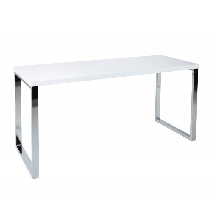 Birou elegant White Desk 160cm alb, Console / Birouri moderne⭐ modele de lux pentru perete hol, mobila living.❤️Promotii mese consola si birou tip consola❗ ➽ www.evalight.ro. Alege mese tip console din lemn, metal, sticla, cu picioare inalte, cu sertare si rafturi, oglinda: clasice in stil baroc, scandinave, minimalist, vintage retro, industrial, pt intrare casa, ieftine si de calitate deosebita la cel mai bun pret. a