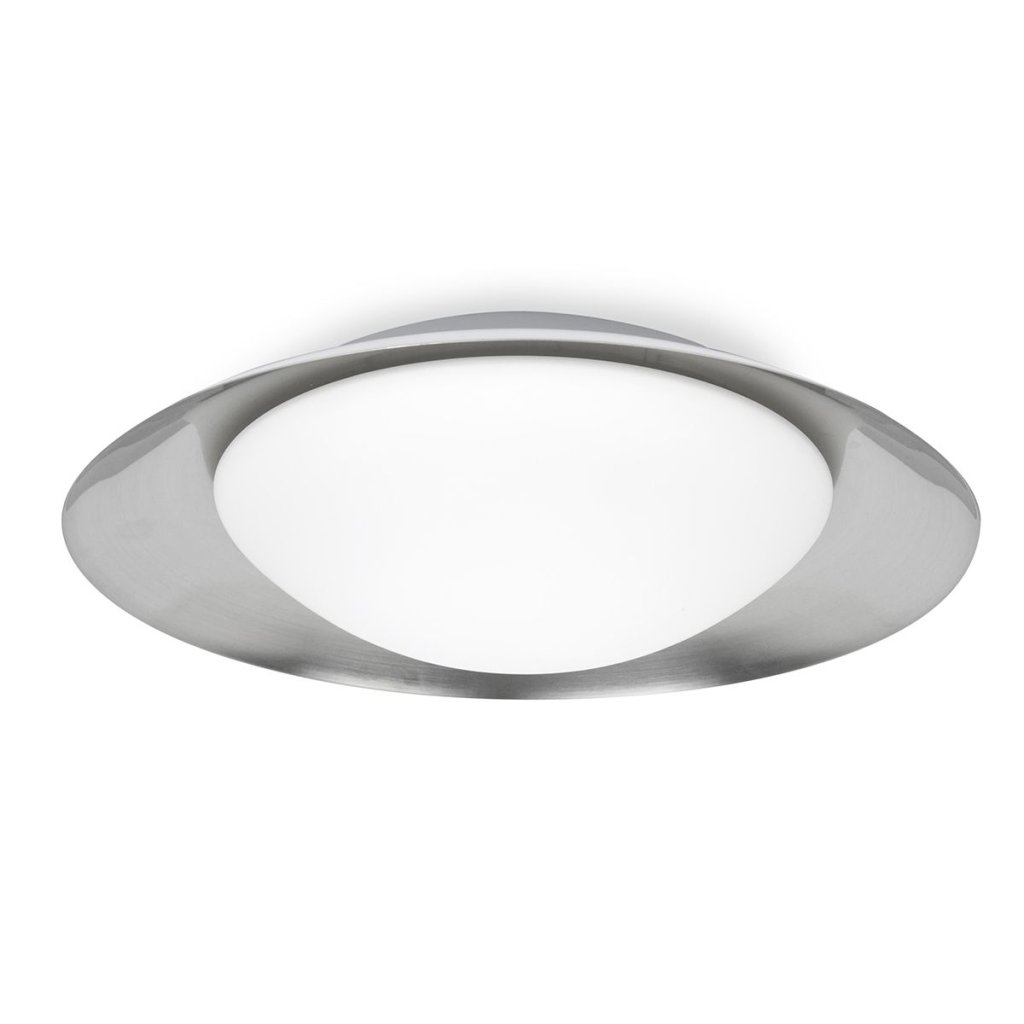 Plafoniera LED moderna SIDE 450 17W alb/nickel, Plafoniere moderne, LED⭐ modele elegante pentru living, dormitor, bucatarie sau hol.✅DeSiGn decorativ actual unic!❤️Promotii lampi❗ ➽www.evalight.ro. Alege corpuri de iluminat interior de tip plafoniera, lustre aplicate de tavan si perete pt camere casa, ieftine si de lux, calitate deosebita la cel mai bun pret. a