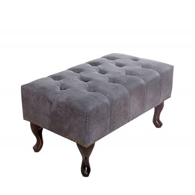 Taburet/ Suport picioare clasic stil englezesc Chesterfield gri antic, Tabureti / Banchete moderne⭐ modele elegante tapitate cu spatiu de depozitare sau pat, ideale pentru hol, dormitor, bucatarie, living. ➽ www.evalight.ro. Alege scaune tip taburet, bancuta, bancheta tapitata cu spatar si lada de depozitare pt amenajare casa, tapiterii colorate, din piele naturala (ecologica), stofa, material textil, catifea, cu picioare metalice sau din lemn, clasice, vintage (retro si industriale), ieftine si de calitate deosebita la cel mai bun pret.

 a