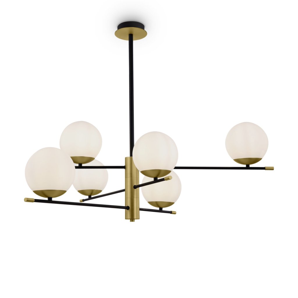 Lustra moderna cu 6 surse de lumina Nostalgia MY-MOD048PL-06G, Corpuri de iluminat, lustre, aplice, veioze, lampadare, plafoniere. Mobilier si decoratiuni, oglinzi, scaune, fotolii. Oferte speciale iluminat interior si exterior. Livram in toata tara.  