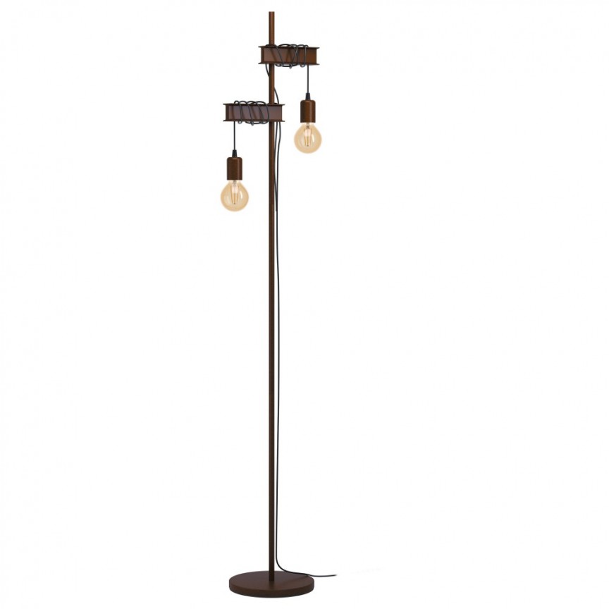 Lampadar minimalist stil industrial TOWNSHEND, Corpuri de iluminat Vintage, Industria Style⭐ lustre retro elegante pentru bucatarie, dormitor living.✅Lampi Design decorativ modern!❤️Promotii❗ ➽ www.evalight.ro. Oferte la corpuri de iluminat suspendate de tip suspensii pentru camere interior, decorate in stil antichizat retro sau vintage, abajur material textil, lemn, metal, sticla, bec tip lumanare Edison sau LED, ieftine si de lux, calitate deosebita la cel mai bun pret. a