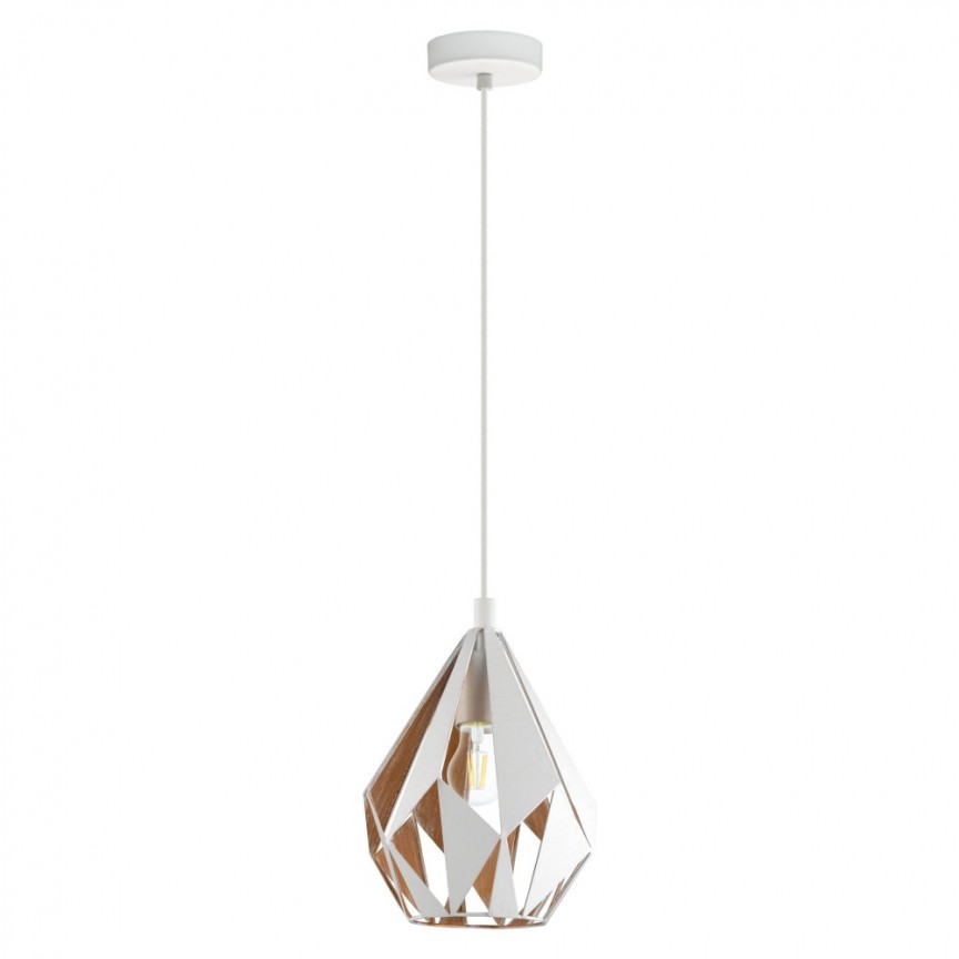 Pendul vintage design decorativ CARLTON 1 alb/auriu, Promotii lustre, reduceri⭐ corpuri de iluminat, mobila si decoratiuni de interior si exterior.⭕Oferte Pret redus online ➽ www.evalight.ro❗ a