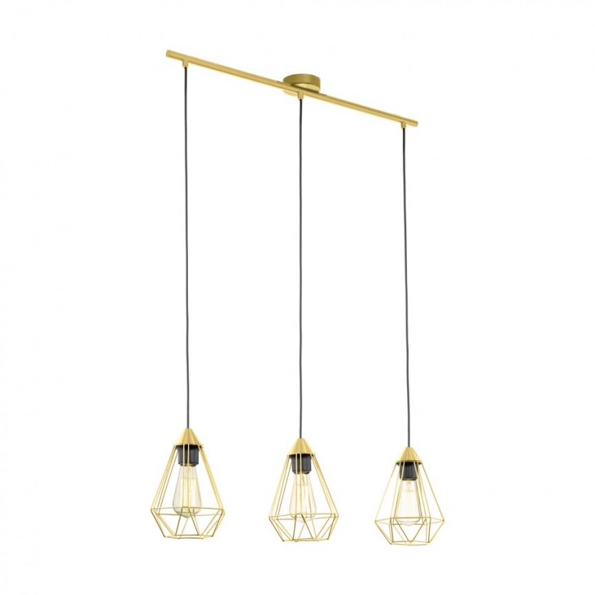 Lustra vintage cu 3 Pendule design minimalist TARBES, Pendule / Lustre suspendate moderne, LED⭐ modele elegante pentru bucatarie, living dormitor.✅DeSiGn decorativ unic!❤️Promotii lampi❗ ➽www.evalight.ro. Alege corpuri de iluminat suspendate pt interior stil modern, suspensii de tip pendule cu cristale, abajur material textil, lemn, metal, sticla, bec tip lumanare Edison sau LED, ieftine si de lux, calitate deosebita la cel mai bun pret. a