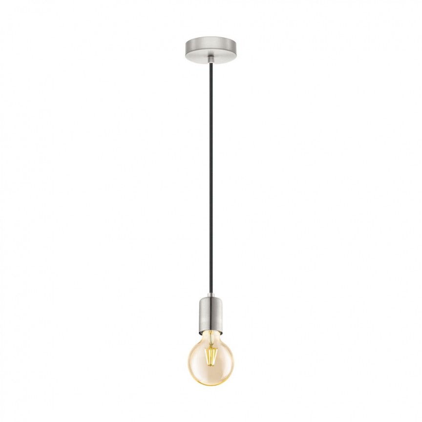 Pendul vintage design minimalist YORTH nichel, Promotii lustre, reduceri⭐ corpuri de iluminat, mobila si decoratiuni de interior si exterior.⭕Oferte Pret redus online ➽ www.evalight.ro❗ a