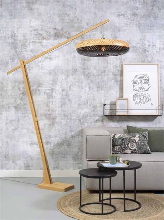 Lampadar eco din bambus Palawan Big natur/negru 60x15cm, Candelabre si Lustre moderne elegante⭐ modele clasice de lux pentru living, bucatarie si dormitor.✅ DeSiGn actual Top 2020!❤️Promotii lampi❗ ➽ www.evalight.ro. Oferte corpuri de iluminat suspendate pt camere de interior (înalte), suspensii (lungi) de tip lustre si candelabre, pendule decorative stil modern, clasic, rustic, baroc, scandinav, retro sau vintage, aplicate pe perete sau de tavan, cu cristale, abajur din material textil, lemn, metal, sticla, bec Edison sau LED, ieftine de calitate deosebita la cel mai bun pret. a