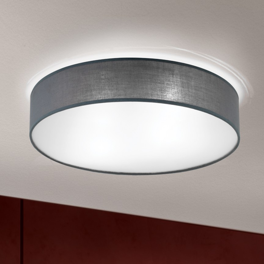 Lustra aplicata design modern Ufo 50cm gri, Plafoniere moderne, LED⭐ modele elegante pentru living, dormitor, bucatarie sau hol.✅DeSiGn decorativ actual unic!❤️Promotii lampi❗ ➽www.evalight.ro. Alege corpuri de iluminat interior de tip plafoniera, lustre aplicate de tavan si perete pt camere casa, ieftine si de lux, calitate deosebita la cel mai bun pret. a