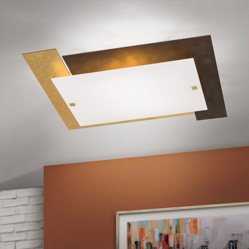 Plafoniera design modern Betto antique gold, Plafoniere moderne, LED⭐ modele elegante pentru living, dormitor, bucatarie sau hol.✅DeSiGn decorativ actual unic!❤️Promotii lampi❗ ➽www.evalight.ro. Alege corpuri de iluminat interior de tip plafoniera, lustre aplicate de tavan si perete pt camere casa, ieftine si de lux, calitate deosebita la cel mai bun pret. a