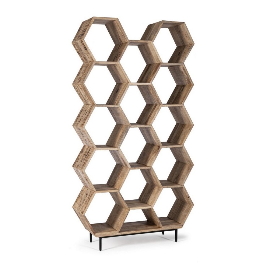 Raft design modern WAHIDA 0746810 BZ, Vitrine / Rafturi, moderne⭐ modele decorative de lux din lemn, metalice sau sticla pentru living.❤️Promotii mobila perete❗ ➽ www.evalight.ro. a