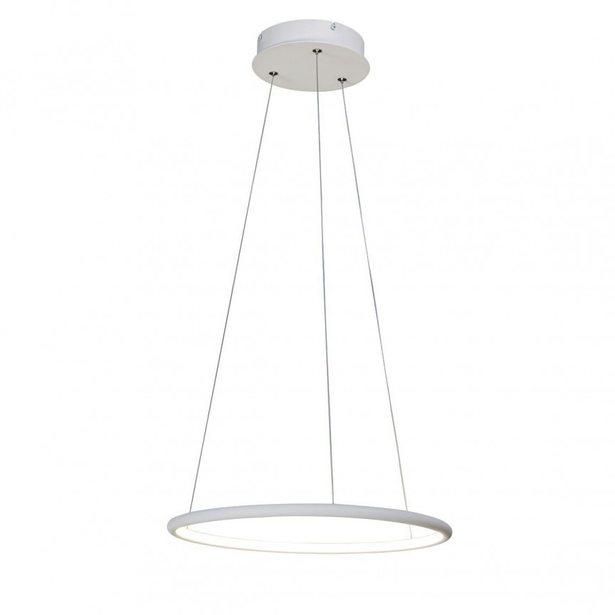 Lustra / Pendul LED design modern circular Donatella 40cm, Candelabre si Lustre moderne elegante⭐ modele clasice de lux pentru living, bucatarie si dormitor.✅ DeSiGn actual Top 2020!❤️Promotii lampi❗ ➽ www.evalight.ro. Oferte corpuri de iluminat suspendate pt camere de interior (înalte), suspensii (lungi) de tip lustre si candelabre, pendule decorative stil modern, clasic, rustic, baroc, scandinav, retro sau vintage, aplicate pe perete sau de tavan, cu cristale, abajur din material textil, lemn, metal, sticla, bec Edison sau LED, ieftine de calitate deosebita la cel mai bun pret. a