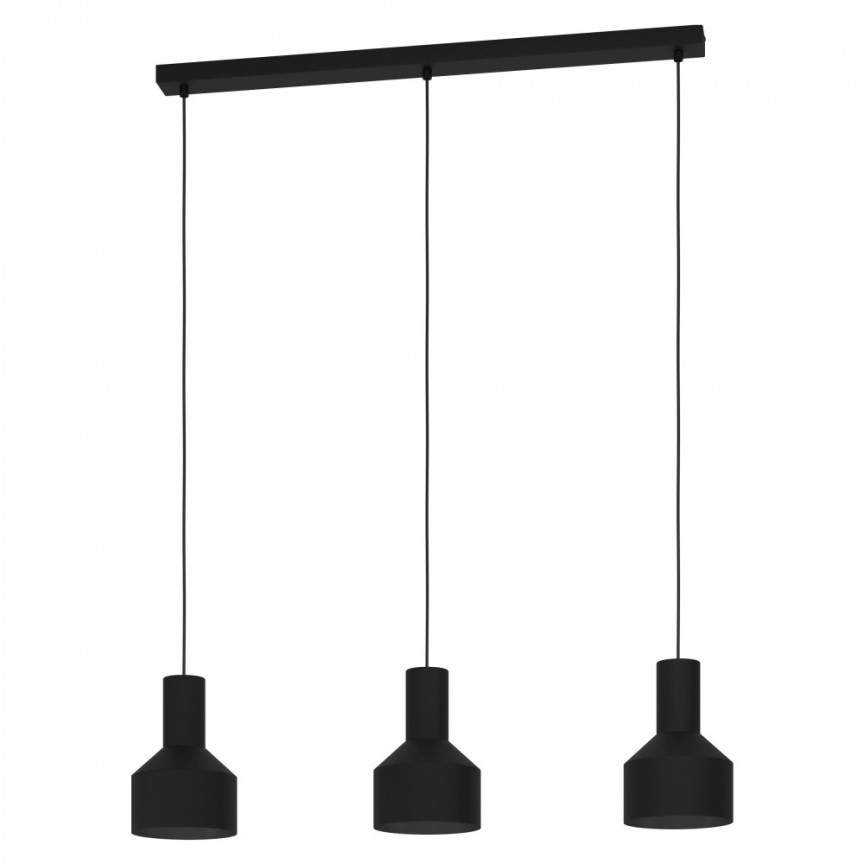 Lustra design modern CASIBARE negru 99552 EL, Candelabre si Lustre moderne elegante⭐ modele clasice de lux pentru living, bucatarie si dormitor.✅ DeSiGn actual Top 2020!❤️Promotii lampi❗ ➽ www.evalight.ro. Oferte corpuri de iluminat suspendate pt camere de interior (înalte), suspensii (lungi) de tip lustre si candelabre, pendule decorative stil modern, clasic, rustic, baroc, scandinav, retro sau vintage, aplicate pe perete sau de tavan, cu cristale, abajur din material textil, lemn, metal, sticla, bec Edison sau LED, ieftine de calitate deosebita la cel mai bun pret. a