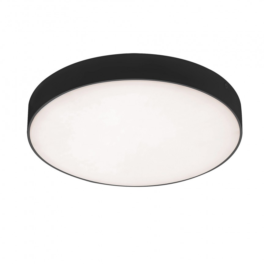 Plafoniera LED slim de exterior IP44 Tartu negru Ø17,5cm, Plafoniere exterior, LED⭐ lampi de iluminat exterior rustice, clasice, moderne pentru terasa casa.✅Design decorativ!❤️Promotii ➽ www.evalight.ro❗ Alege corpuri de iluminat exterior rezistente la apa, tip aplice si spoturi aplicate pt tavan sau perete, solare cu senzori de miscare, metalice, abajur din sticla cu decor ornamental, ieftine si de lux, calitate deosebita la cel mai bun pret. a