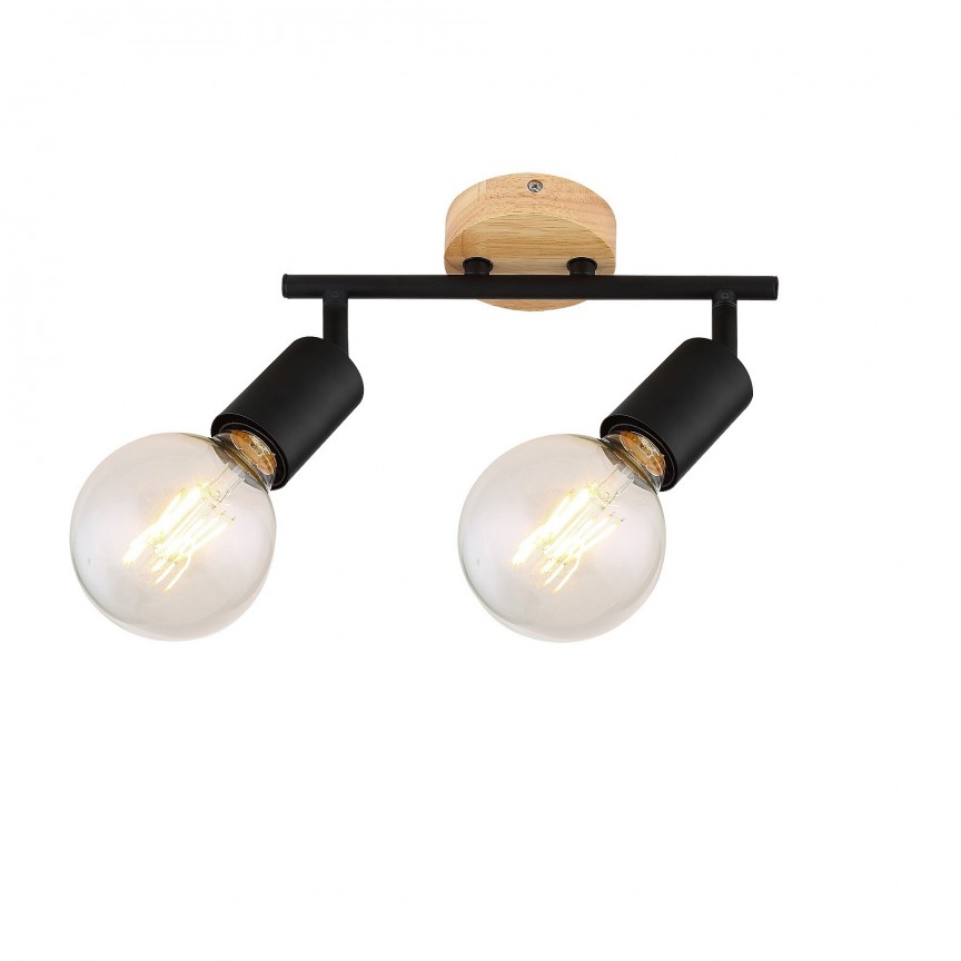 Aplica de perete / tavan stil minimalist industrial Pablo 2L, Aplice de perete minimaliste, LED⭐ modele moderne potrivite pentru dormitor, living, baie, hol, bucatarie.✅DeSiGn decorativ unic!❤️Promotii lampi❗ ➽www.evalight.ro. Alege corpuri de iluminat interior tip lustra in stil minimalist, (plafoniera) spoturi aplicate pe perete sau tavan (plafon) pt camere casa, cu lumina ambientala, din (sticla,lemn,inox, crom), cu intrerupator, ieftine si simple, calitate deosebita la cel mai bun pret. a