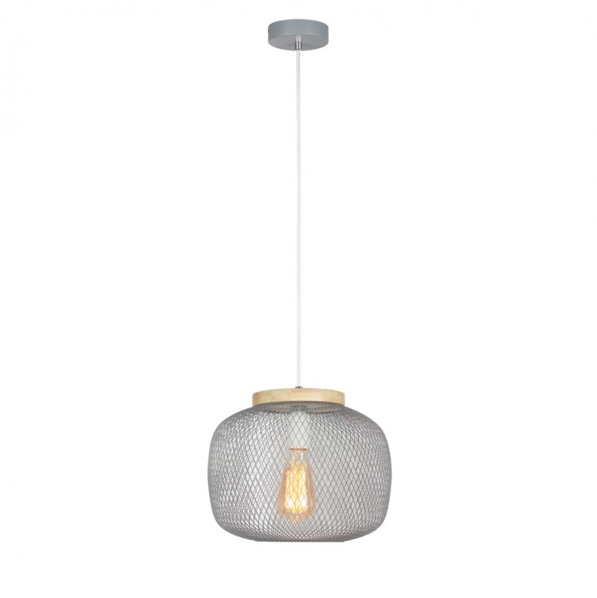 Lustra / Pendul design nordic scandinav Rupert gri, Corpuri de iluminat interior, moderne⭐ modele lustre interior pentru living, dormitor, bucatarie, baie.✅DeSiGn decorativ de lux!❤️Promotii lampi❗ ➽www.evalight.ro. Alege Corpuri de iluminat interior elegante in stil modern, suspendate sau aplicate de tavan si perete, ieftine de calitate deosebita la cel mai bun pret.
 a