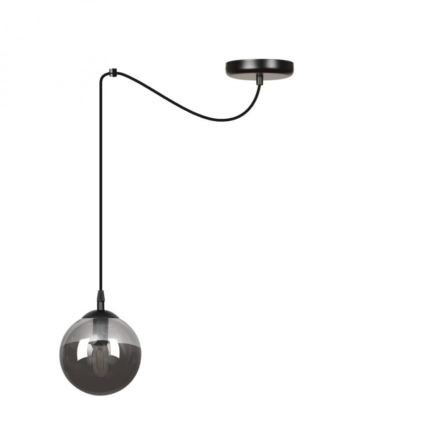 Pendul modern stil minimalist GIGI 1 negru/grafit, Corpuri de iluminat interior, moderne⭐ modele lustre interior pentru living, dormitor, bucatarie, baie.✅DeSiGn decorativ de lux!❤️Promotii lampi❗ ➽www.evalight.ro. Alege Corpuri de iluminat interior elegante in stil modern, suspendate sau aplicate de tavan si perete, ieftine de calitate deosebita la cel mai bun pret.
 a