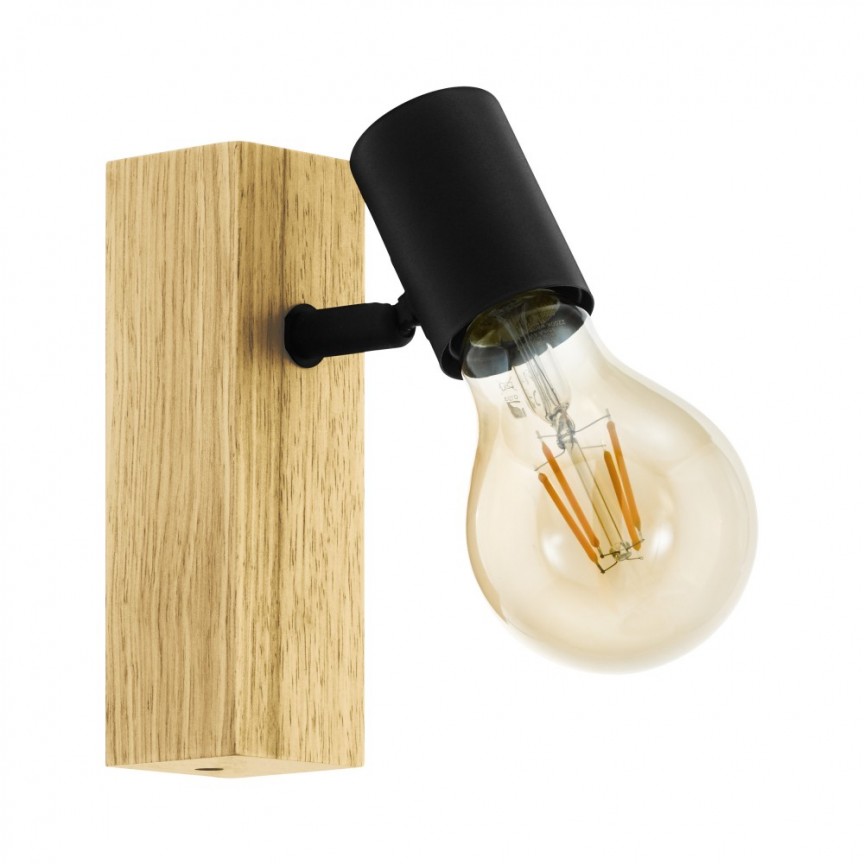 Aplica de perete design minimalist TOWNSHEND 3 98111 EL, Candelabre si Lustre moderne elegante⭐ modele clasice de lux pentru living, bucatarie si dormitor.✅ DeSiGn actual Top 2020!❤️Promotii lampi❗ ➽ www.evalight.ro. Oferte corpuri de iluminat suspendate pt camere de interior (înalte), suspensii (lungi) de tip lustre si candelabre, pendule decorative stil modern, clasic, rustic, baroc, scandinav, retro sau vintage, aplicate pe perete sau de tavan, cu cristale, abajur din material textil, lemn, metal, sticla, bec Edison sau LED, ieftine de calitate deosebita la cel mai bun pret. a